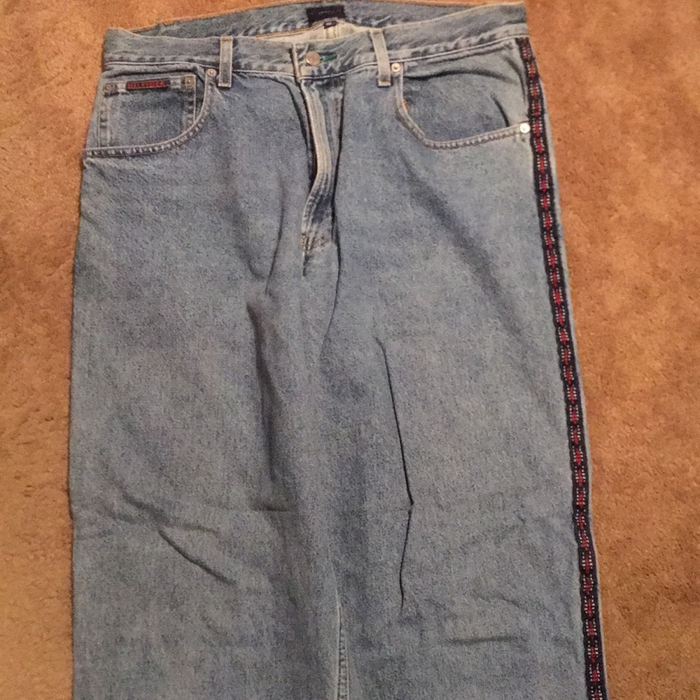 1999 Vintage Tommy jeans 36/32 ribbon edge